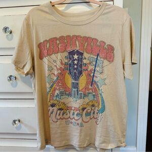 Nashville Music City Graphic Tee